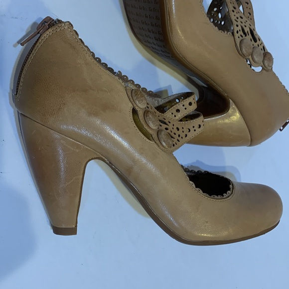 Miz mooz tan Laser cut dress pump Starla - Picture 9 of 16